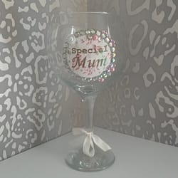embellished gin glass