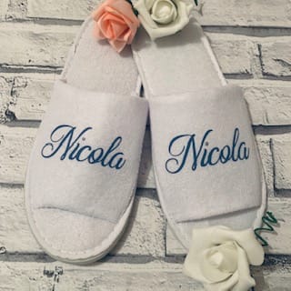 Adult Ocassion Slippers - Name