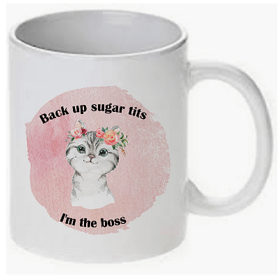 Cat Boss Sweary Mug!