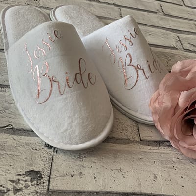 Bridal Spa Slippers
