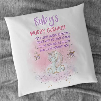 Unicorn Worry Cushion