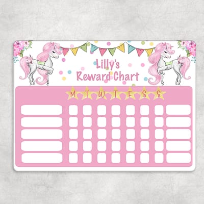 Reward Chart - Horses